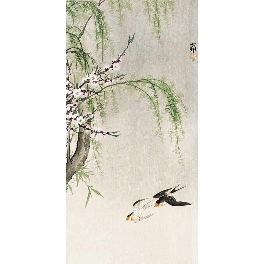 Swallows in flight by Ohara Koson-VARPDX55273 Image 1