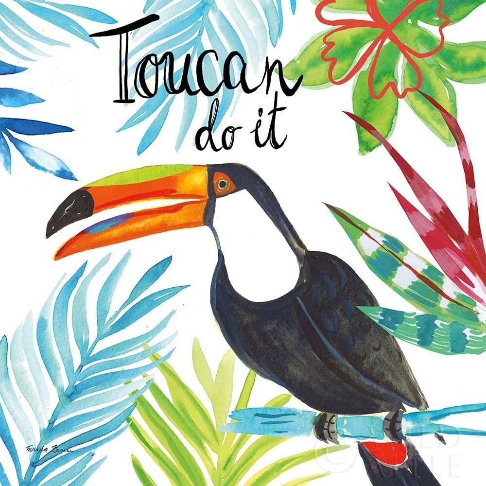 Tropicana II Toucan Poster Print by Farida Zaman-VARPDX55335 Image 1