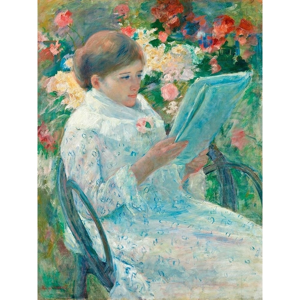 On a Balcony Poster Print by Mary Cassatt-VARPDX55372 Image 1