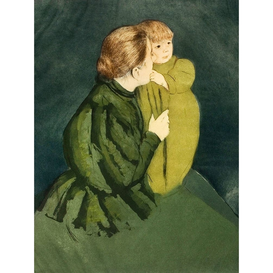 Peasant Mother and Child Poster Print by Mary Cassatt-VARPDX55395 Image 1