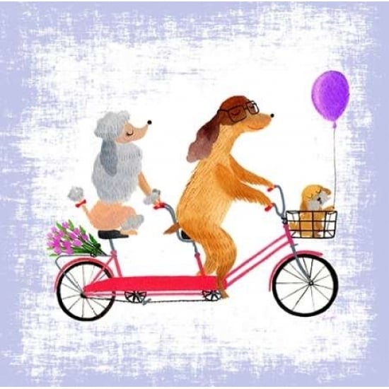 Barks and Bikes Poster Print by Lings Workshop-VARPDX553LIN1049 Image 2