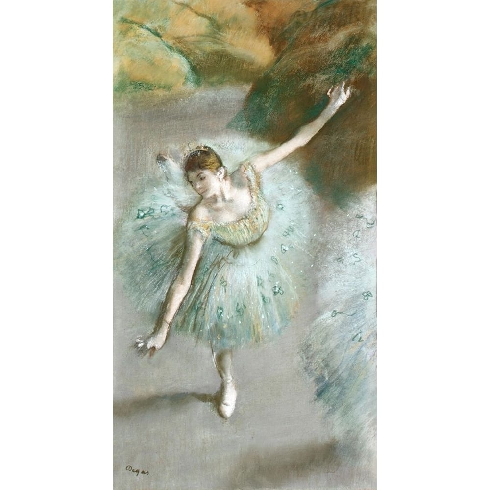 Dancer in Green by Edgar Degas-VARPDX55432 Image 1