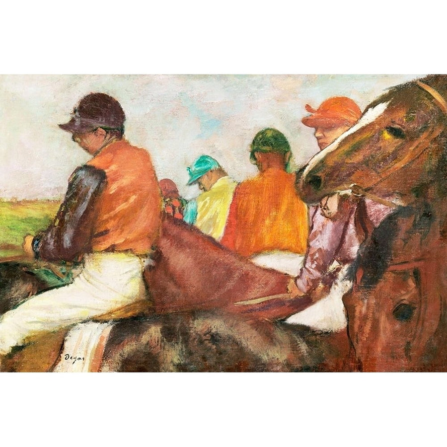 The Jockeys Poster Print by Edgar Degas-VARPDX55447 Image 1