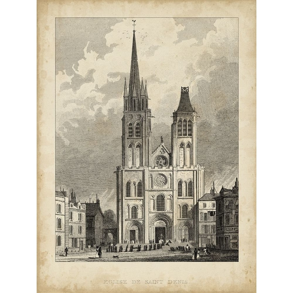 Eglise de St. Denis Poster Print - A. Pugin-VARPDX55527Z Image 1