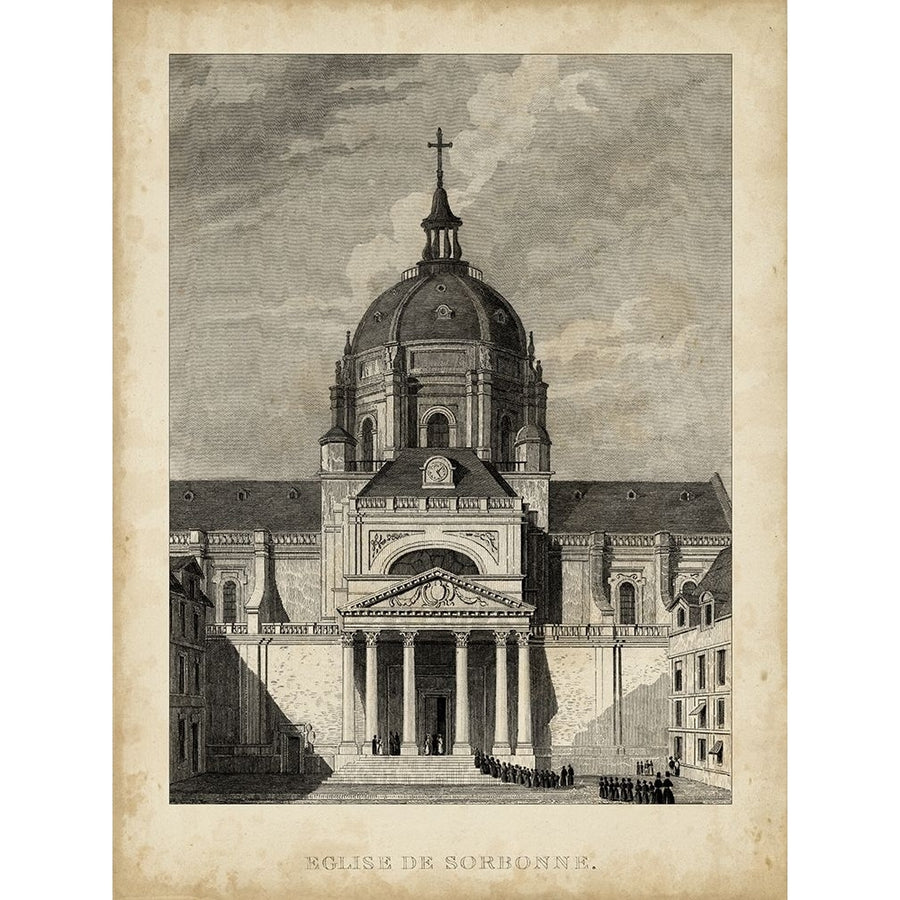 Eglise de Sorbonne Poster Print - A. Pugin-VARPDX55526Z Image 1