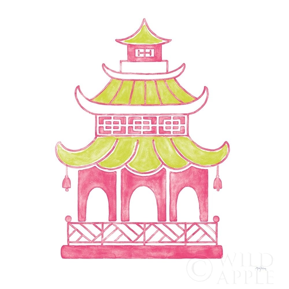 Everyday Chinoiserie IV Pink Poster Print by Mary Urban-VARPDX55561 Image 1