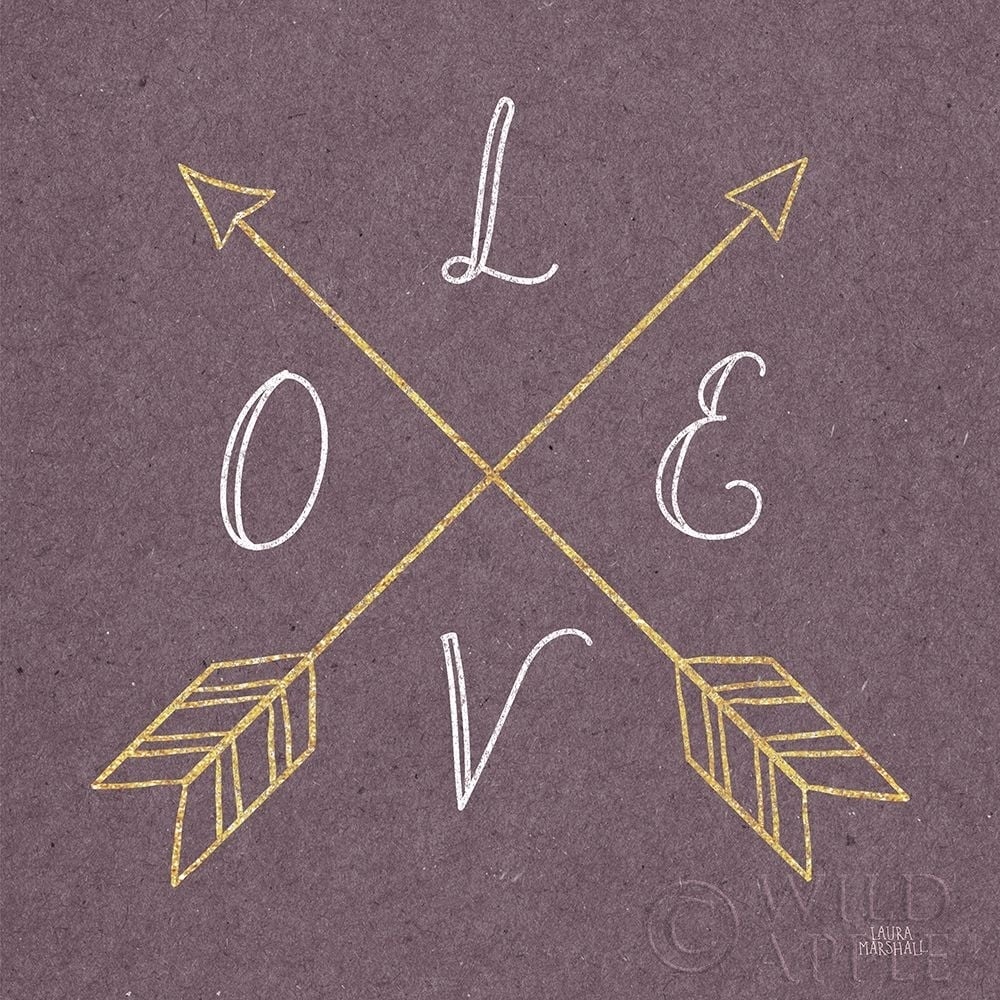 Lovestruck II Sq Poster Print by Laura Marshall-VARPDX55628 Image 1