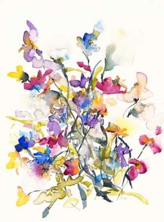 Tangled Pansies Poster Print by Karin Johannesson-VARPDX556JOH1039 Image 1