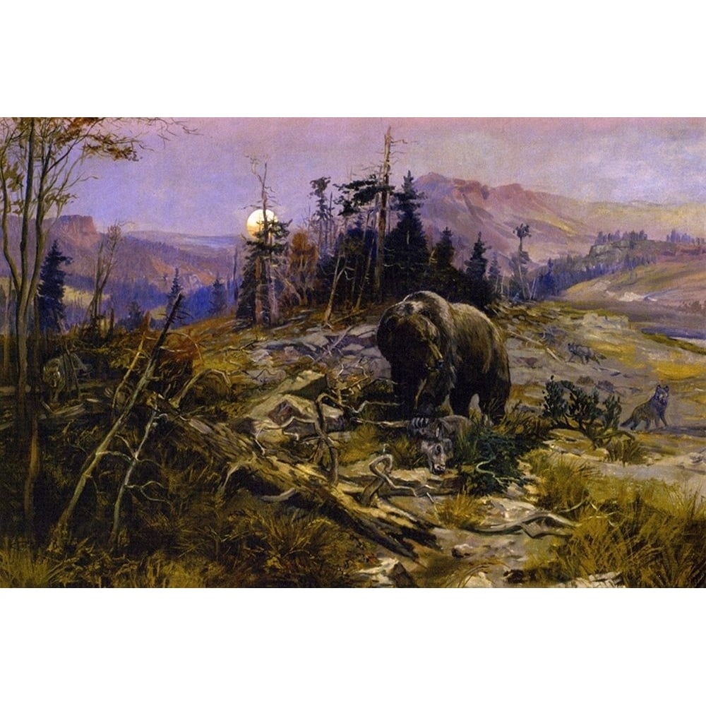 To the Victor Belong the Spoils Poster Print by Charles M Russell-VARPDX55768 Image 1