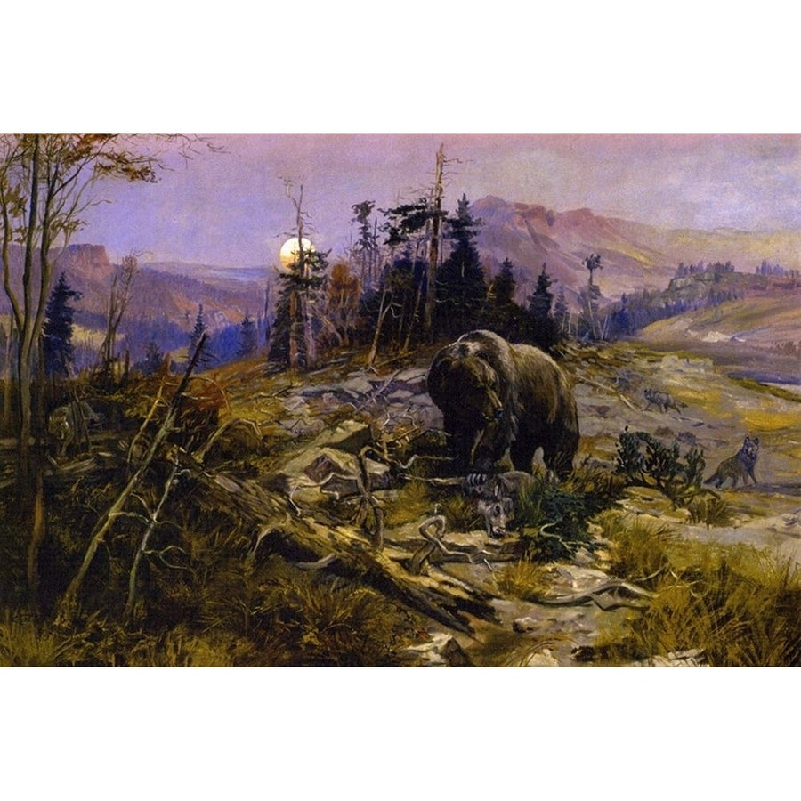 To the Victor Belong the Spoils Poster Print by Charles M Russell-VARPDX55768 Image 1