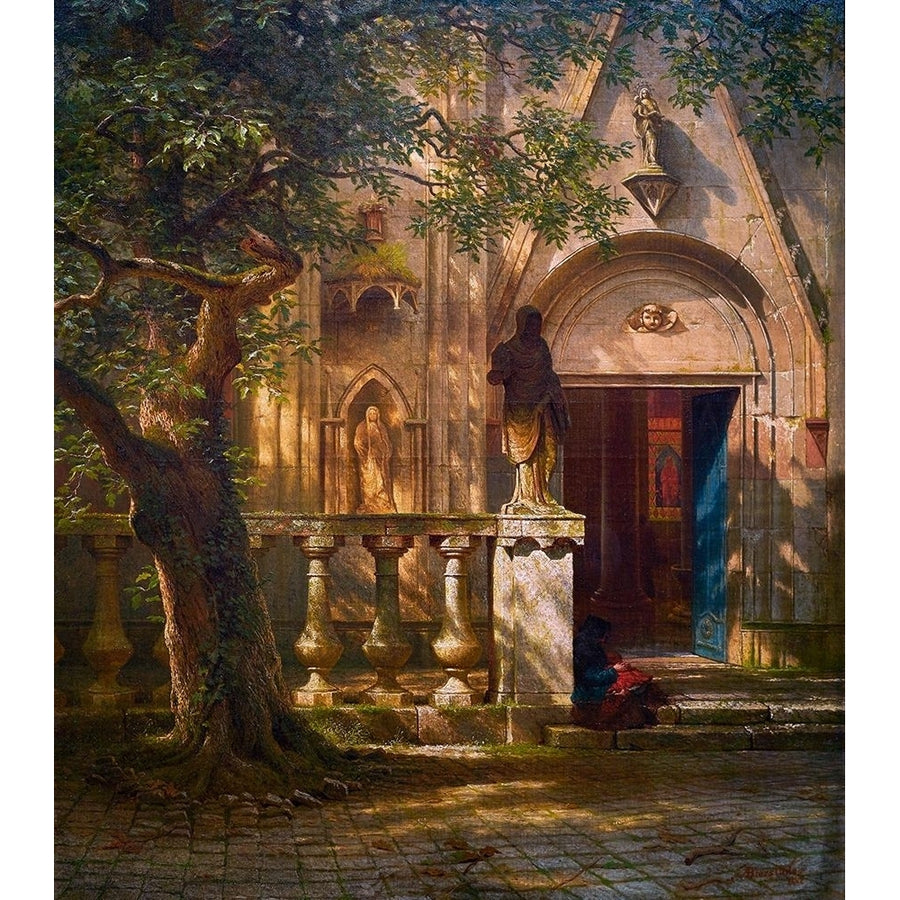 Sunlight and Shadow Poster Print by Albert Bierstadt-VARPDX55833 Image 1