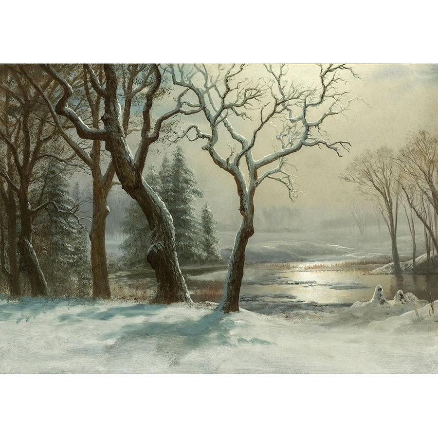 Winter in Yosemite Poster Print by Albert Bierstadt-VARPDX55853 Image 1