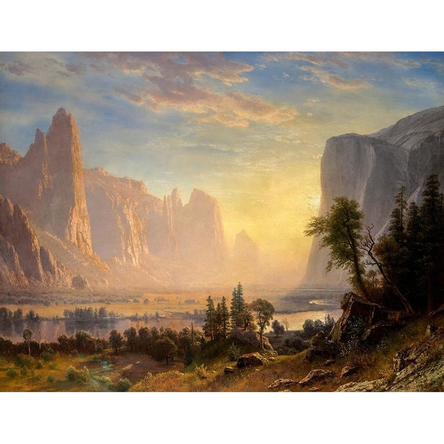 Valley of the Yosemite Poster Print by Albert Bierstadt-VARPDX55890 Image 1