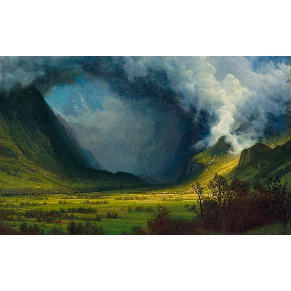 Storm in the Mountains Poster Print by Albert Bierstadt-VARPDX55913 Image 1