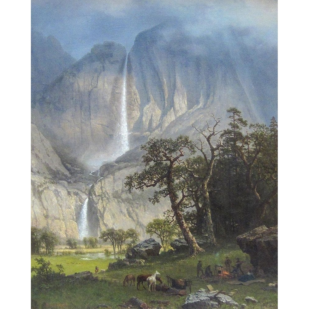 Yosemite Falls Poster Print by Albert Bierstadt-VARPDX55991 Image 1