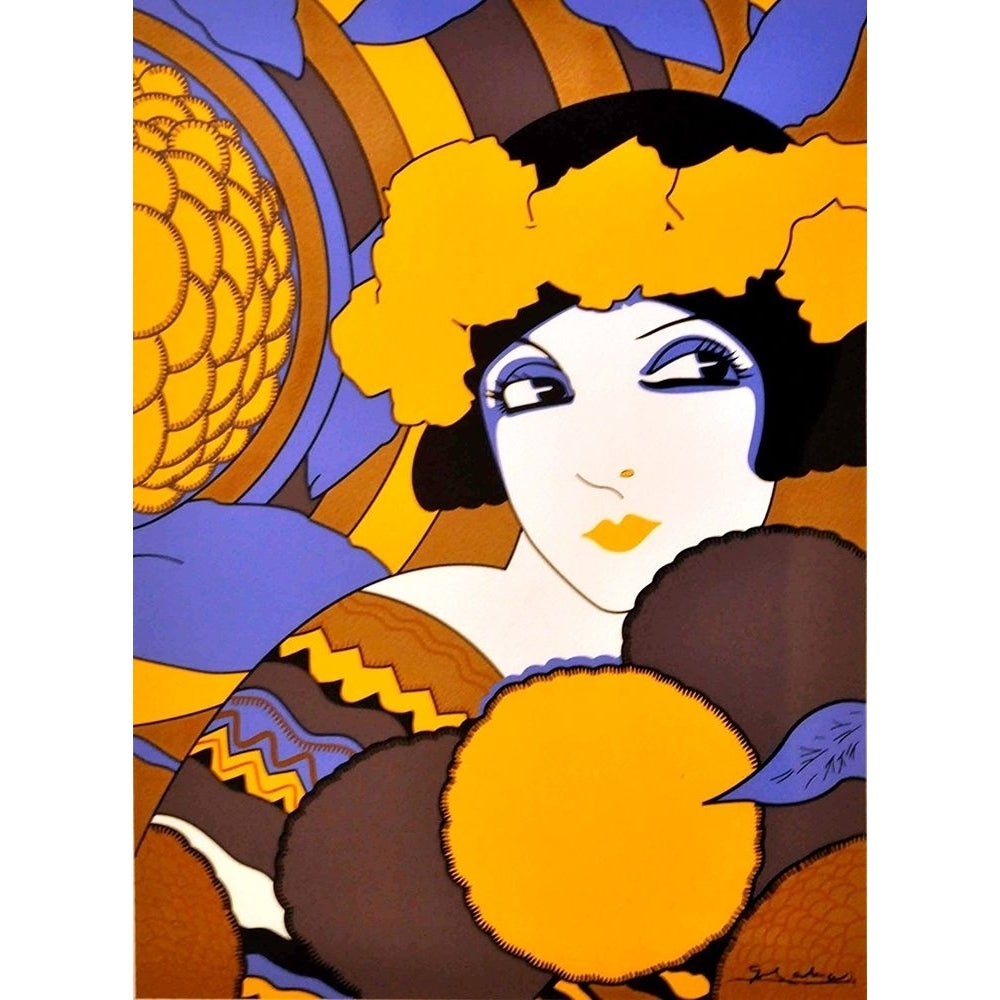 Mexican Magazine Cover 1920 Art Deco Poster Print by Ernesto Garcia Cabral-VARPDX56014 Image 1