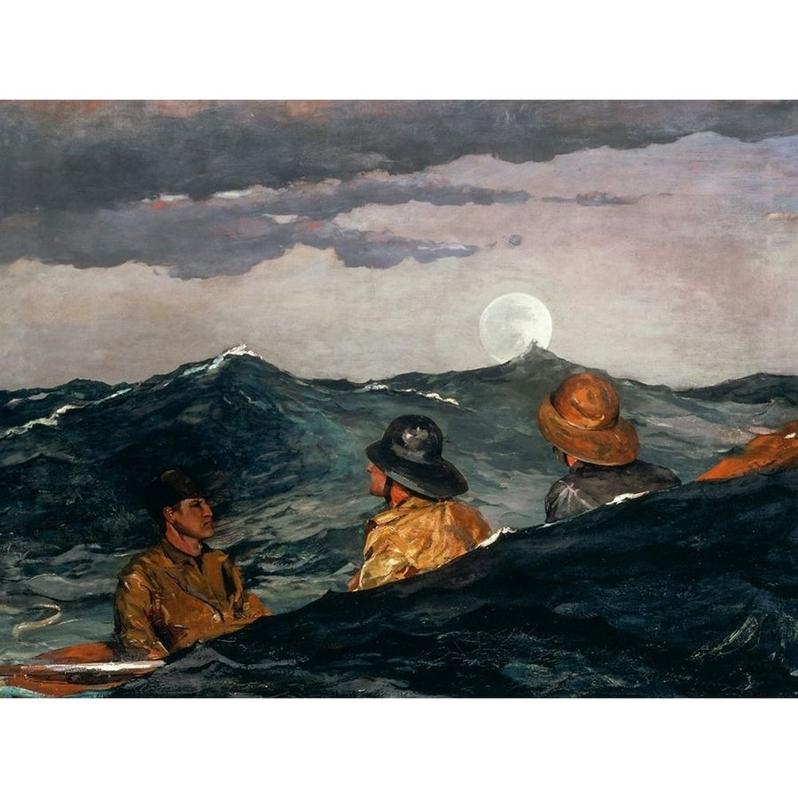 Kissing the Moon Poster Print by Winslow Homer-VARPDX56148 Image 1