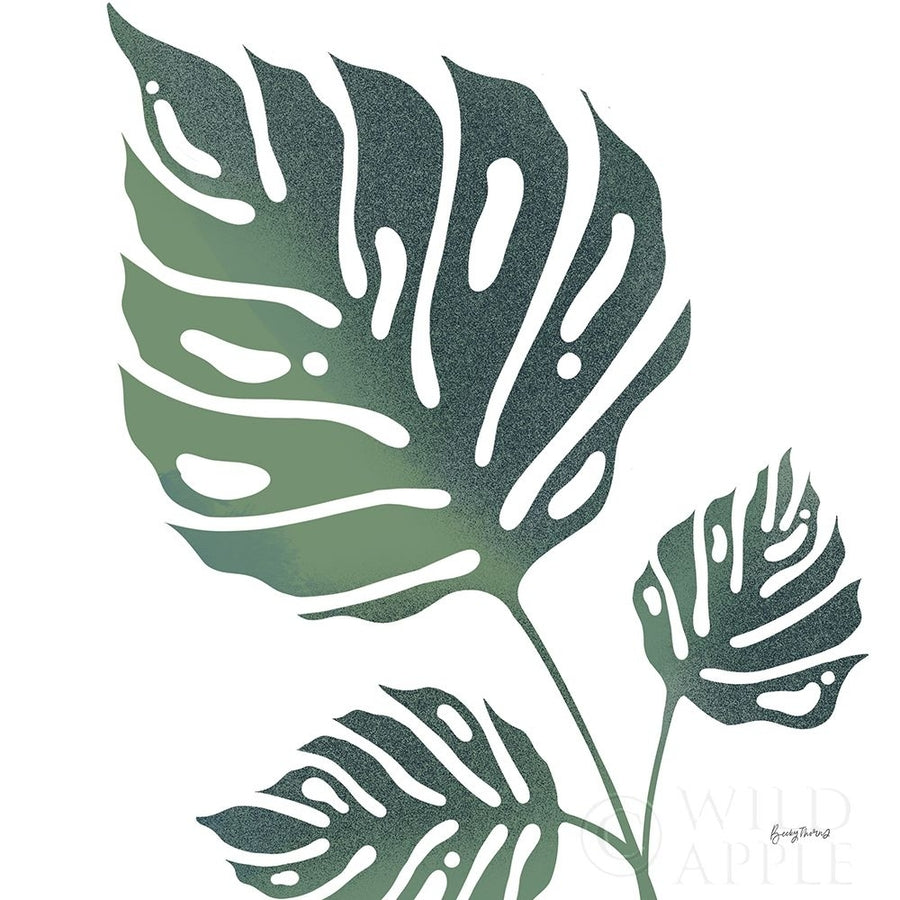 Monstera IV White Poster Print by Becky Thorns-VARPDX56168 Image 1