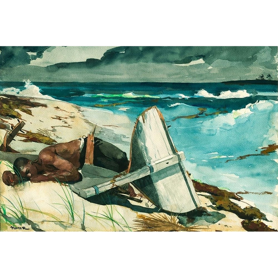 After the Hurricane Bahamas Poster Print by Winslow Homer-VARPDX56185 Image 1