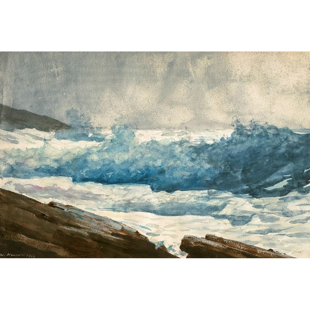 Prouts Neck Breakers Poster Print by Winslow Homer-VARPDX56200 Image 1