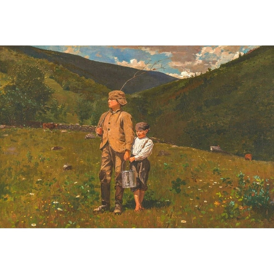 Crossing the Pasture Poster Print by Winslow Homer-VARPDX56236 Image 1