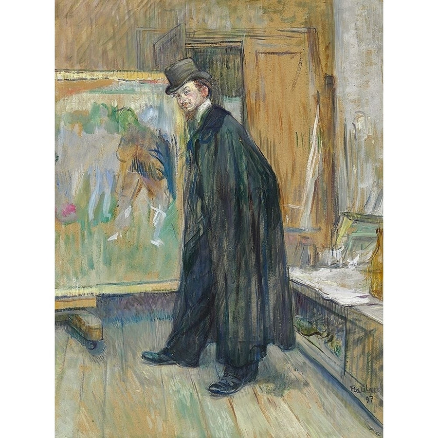 Portrait de Henri Nocq Poster Print by Henri de Toulouse-Lautrec-VARPDX56316 Image 1