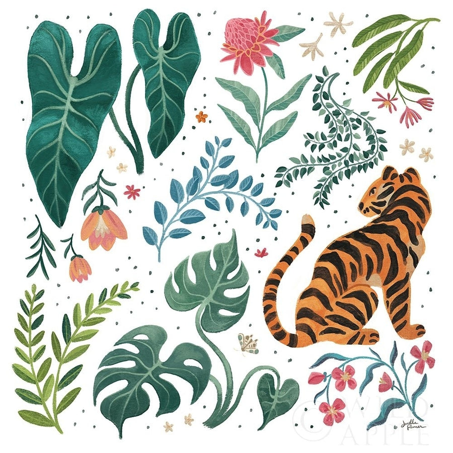 Jungle Love V White Poster Print by Janelle Penner-VARPDX56359 Image 1