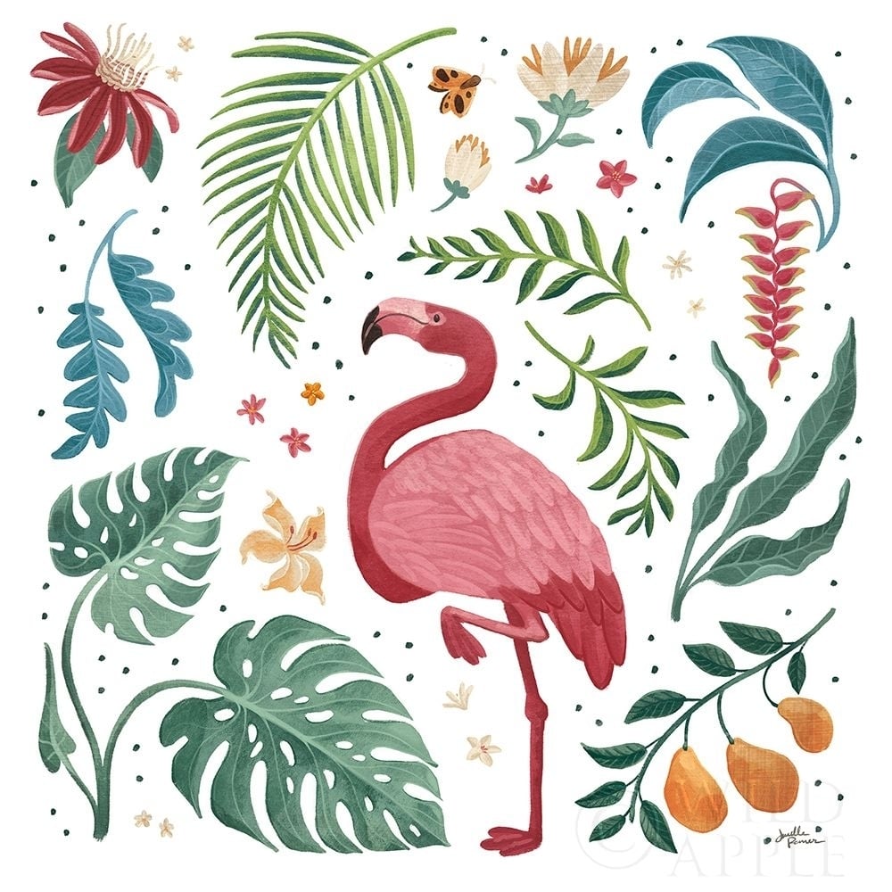 Jungle Love VI White Poster Print by Janelle Penner-VARPDX56360 Image 1