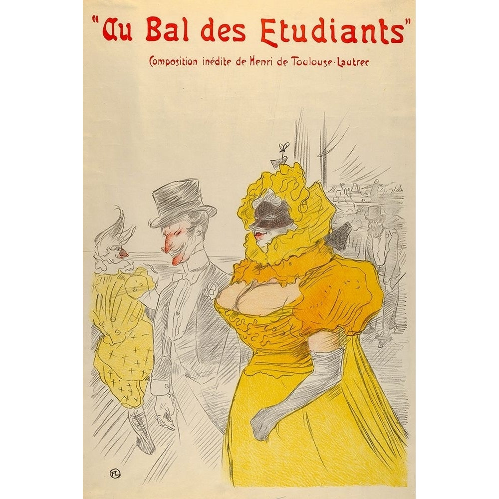 Au Bal des Etudiants Poster Print by Henri de Toulouse-Lautrec-VARPDX56406 Image 1