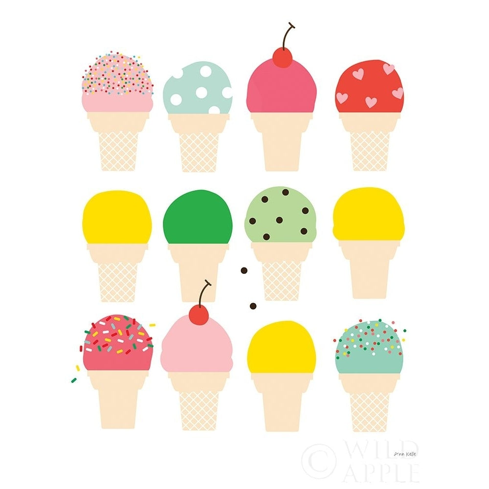 Ice Cream Fun Poster Print by Ann Kelle-VARPDX56423 Image 1