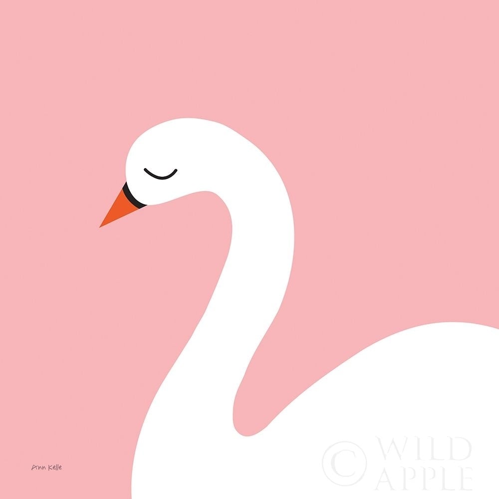 Swan Poster Print by Ann Kelle-VARPDX56456 Image 1