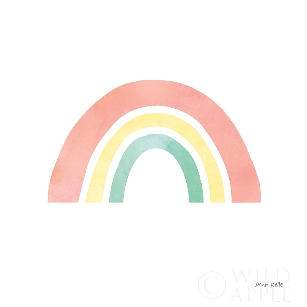 Pastel Rainbow I Poster Print by Ann Kelle-VARPDX56496 Image 1