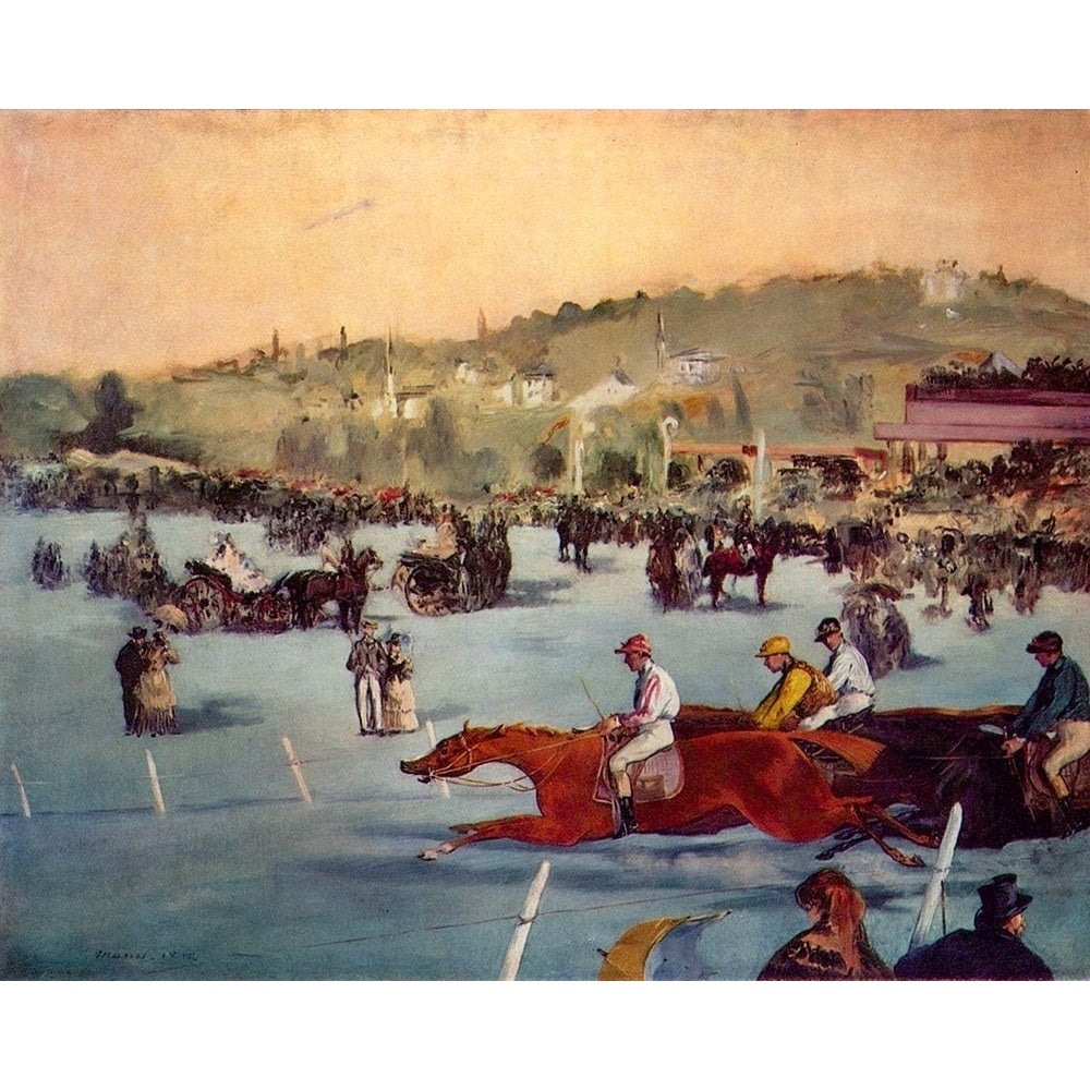 Race in the Bois de Boulogne Poster Print by Edouard Manet-VARPDX56503 Image 1