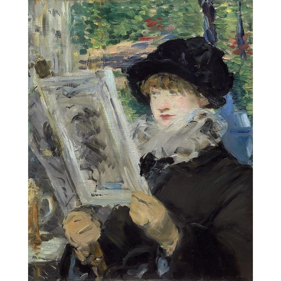 Woman Reading Poster Print by Edouard Manet-VARPDX56513 Image 1