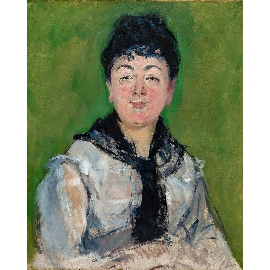 Portrait of a Woman with a Black Fichu Poster Print by Edouard Manet-VARPDX56520 Image 1