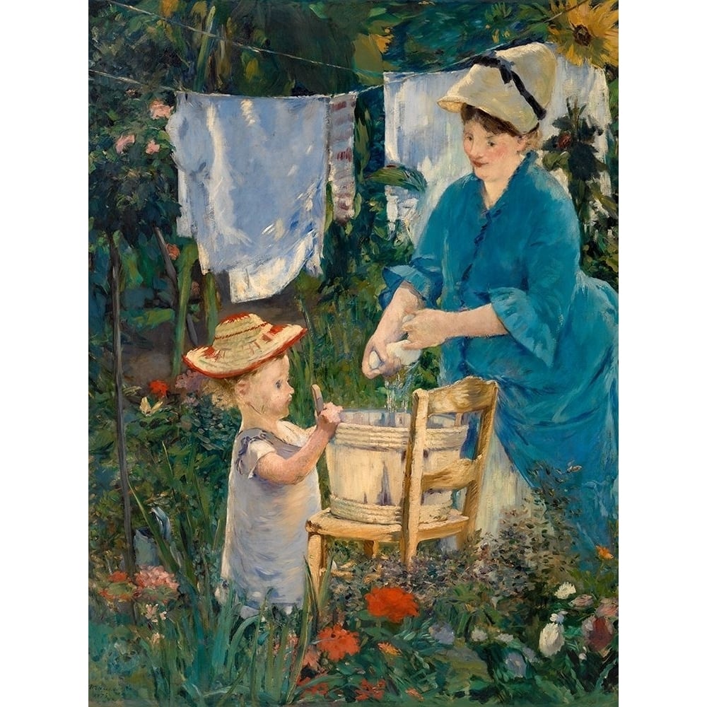 Laundry?_ Poster Print by Edouard Manet-VARPDX56568 Image 1