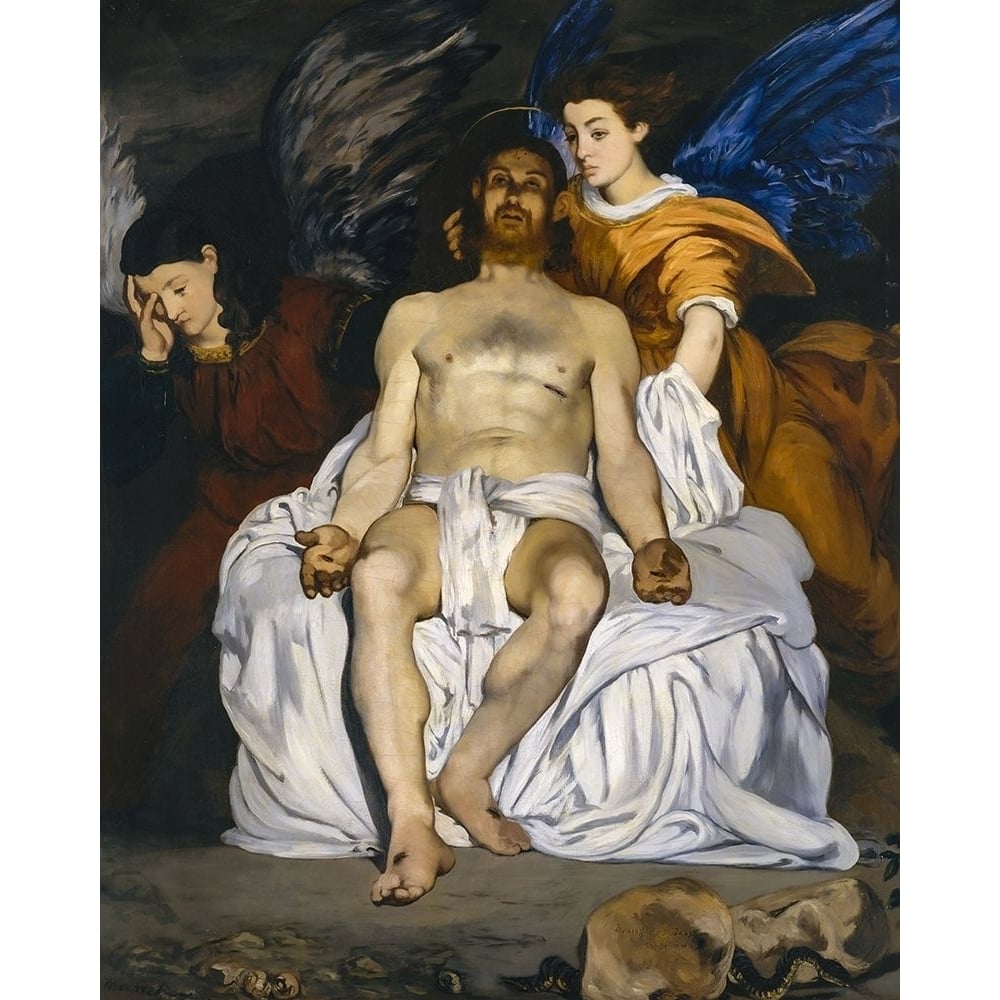 The Dead Christ with Angels Poster Print by Edouard Manet-VARPDX56570 Image 1