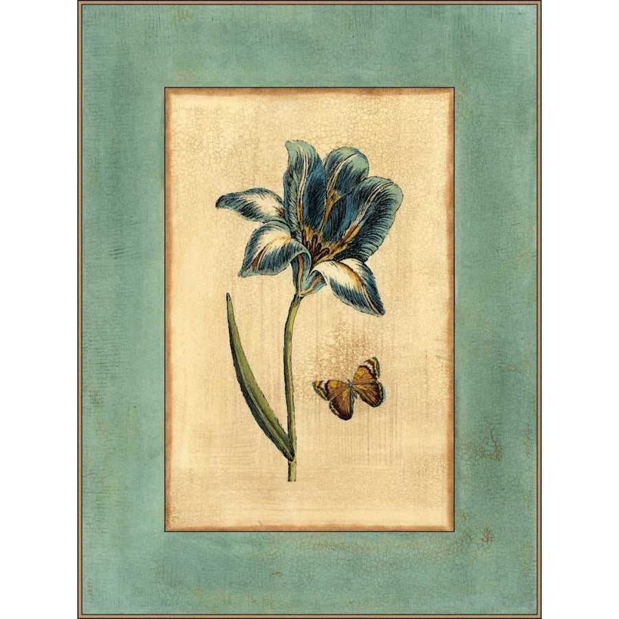 Crackled Spa Blue Tulip I Poster Print - Studio Vision-VARPDX56610Z Image 1