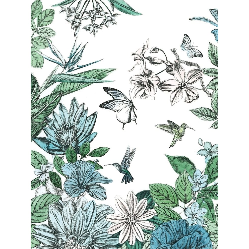 Butterflies and Flowers II Poster Print by Amelia Ilangaratne-VARPDX56598 Image 1