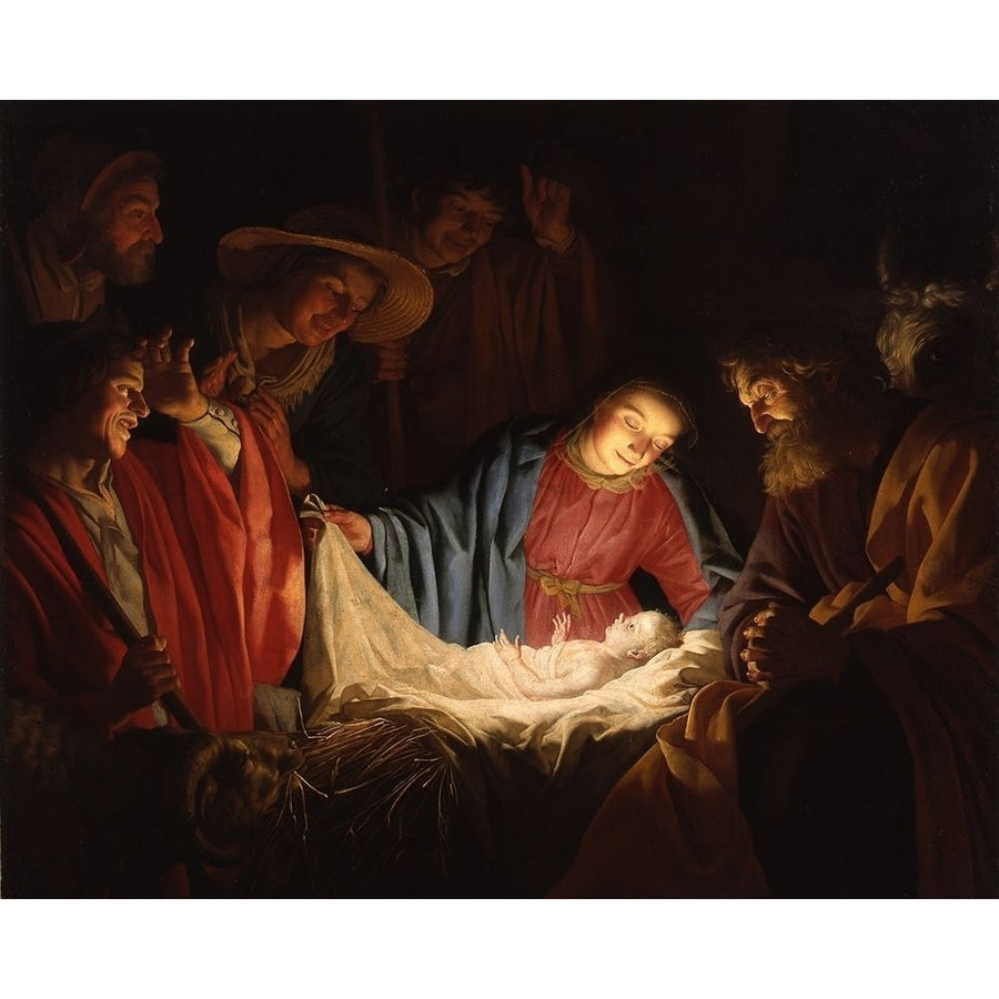 Adoration of the Shepherds by Gerard van Honthorst-VARPDX56643 Image 1