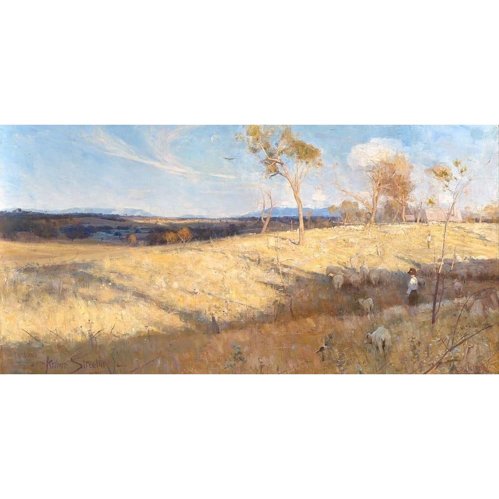 Golden summer Eaglemont by Arthur Streeton-VARPDX56619 Image 1