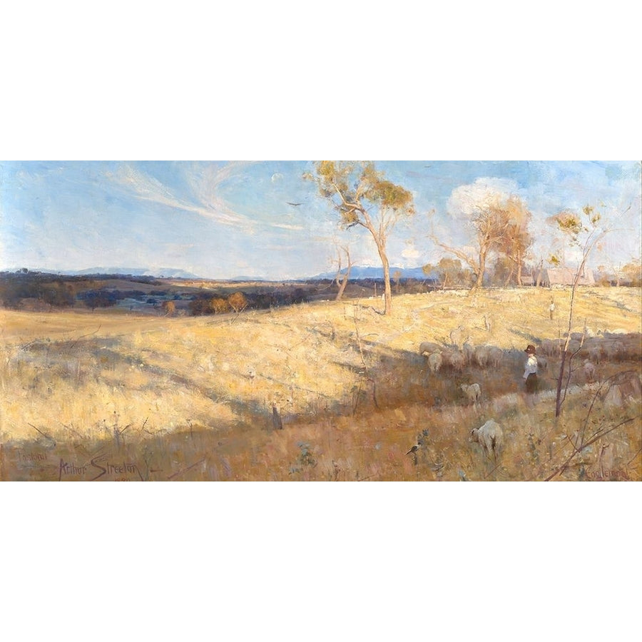 Golden summer Eaglemont by Arthur Streeton-VARPDX56619 Image 1