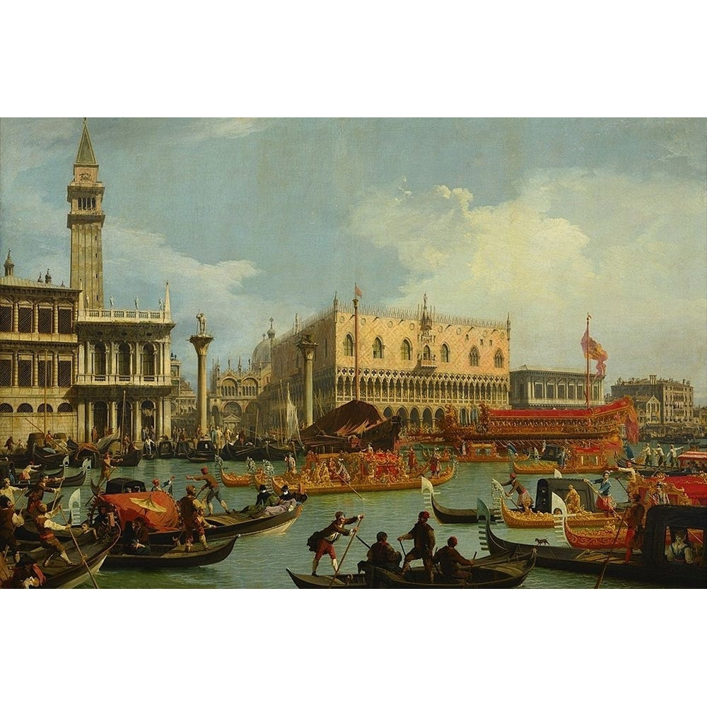 The Return of the__Bucentaur__to the Molo on Ascension Day by Canaletto-VARPDX56656 Image 1