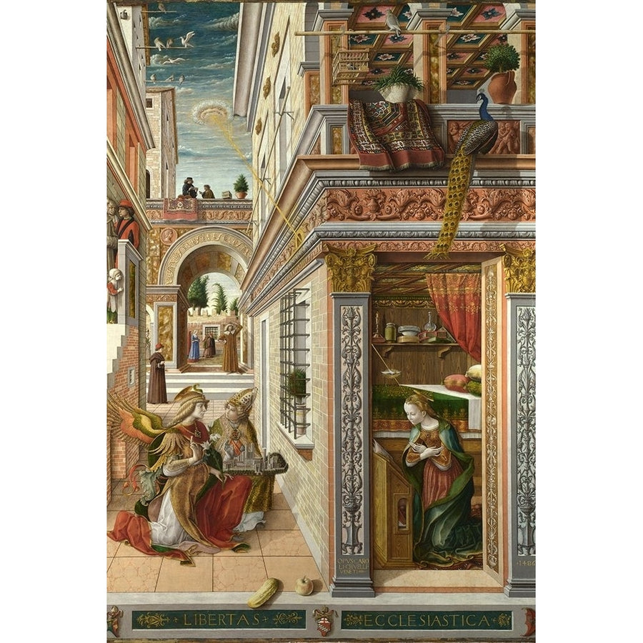 The Annunciation with Saint Emidius by Carlo Crivelli-VARPDX56700 Image 1