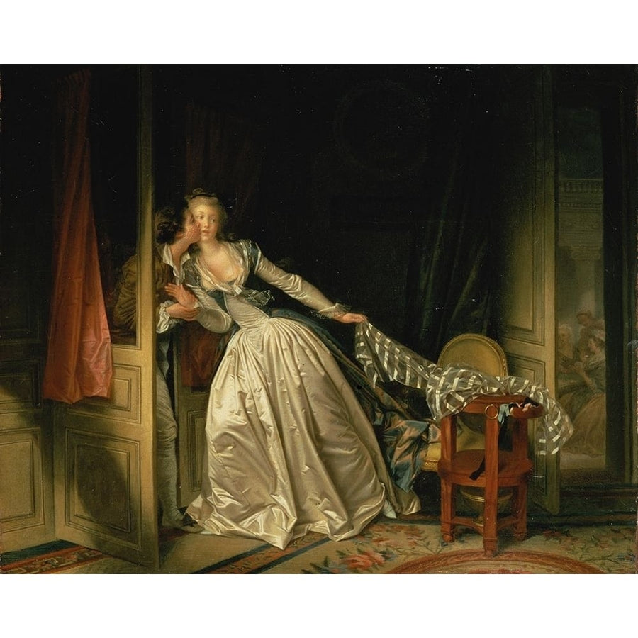 The Stolen Kiss by Jean-Honore Fragonard-VARPDX56739 Image 1