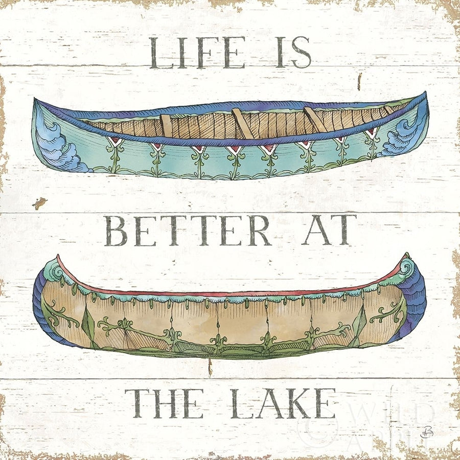 Lake Sketches V Color Poster Print by Daphne Brissonnet-VARPDX56857 Image 1