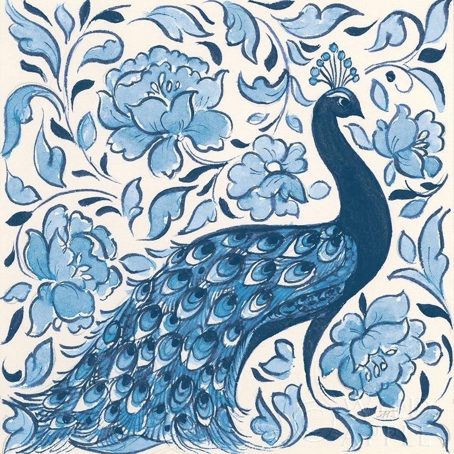 Peacock Garden IV v2 Poster Print by Miranda Thomas-VARPDX56862 Image 1