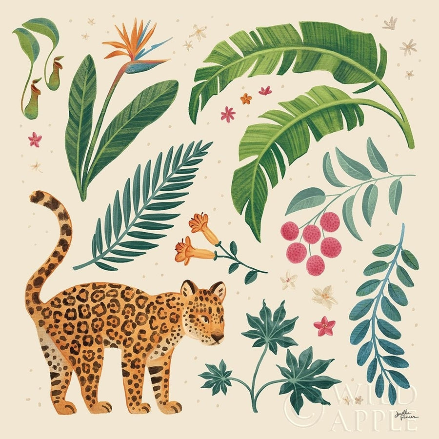 Jungle Love IV Cream Poster Print by Janelle Penner-VARPDX56871 Image 1