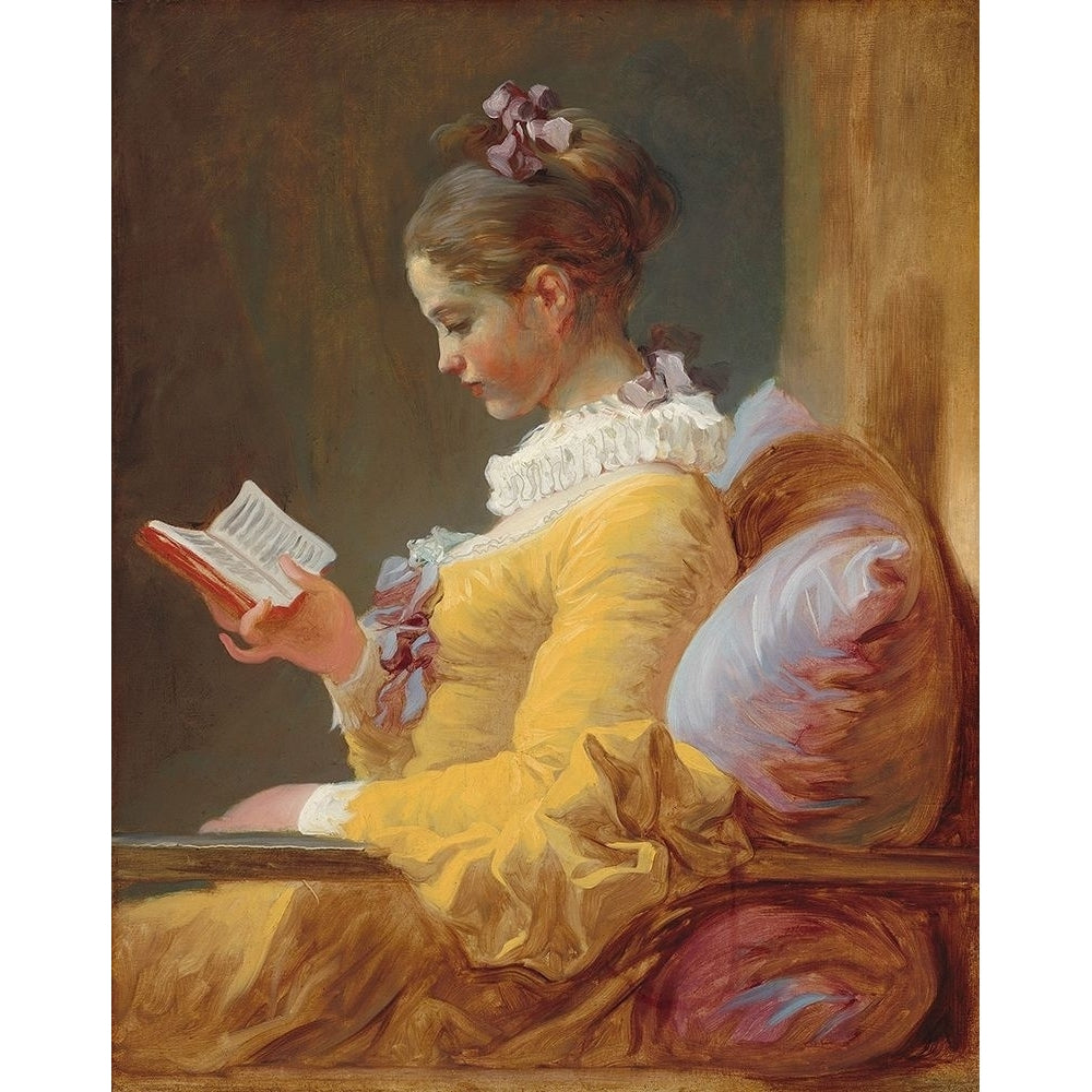 A Young Girl Reading by Jean-Honore Fragonard-VARPDX56895 Image 1