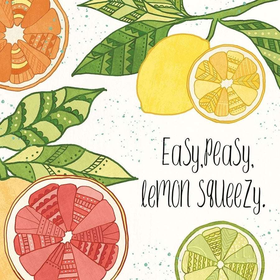 Citrus Splash III Black Text Poster Print by Veronique Charron-VARPDX56939 Image 1